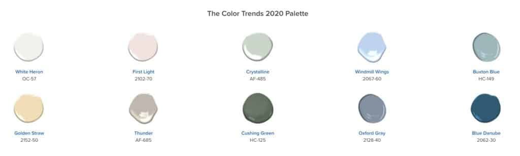 color trends 2020